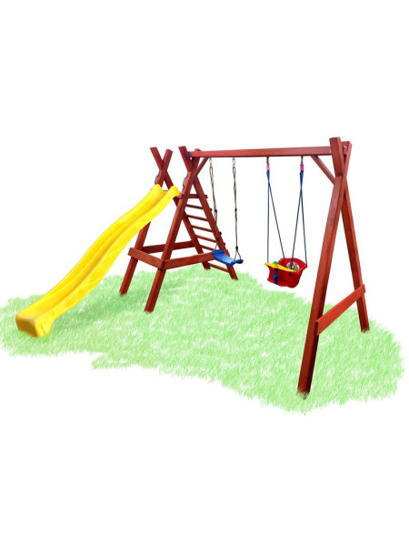 Дитячий майданчик дерев'яний для вулиці Іграйка №4